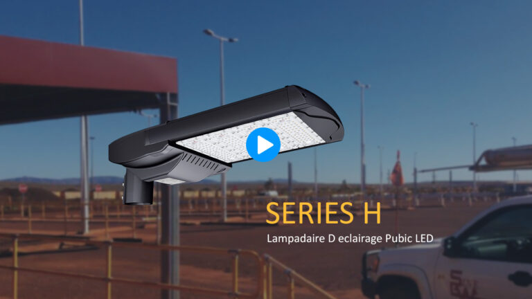 Luminaire LED éclairage public de série H