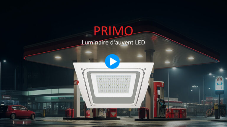 Luminaire encastrable LED de la série Primo