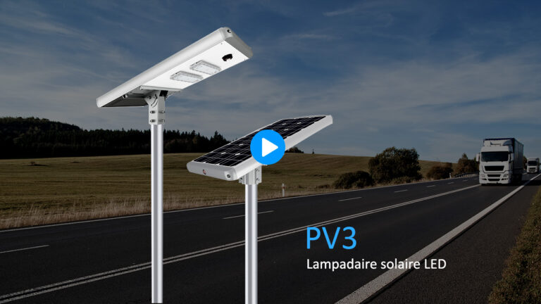 Lampadaire solaire tout-en-un série PV3