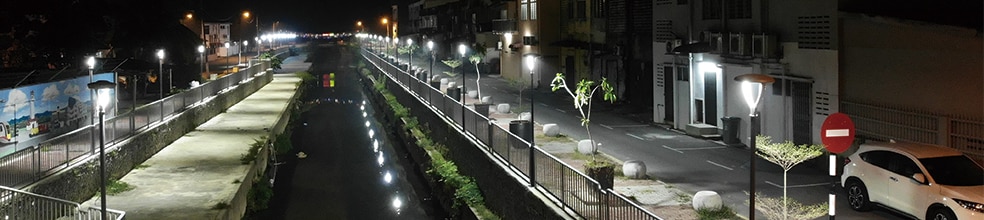 luminaire urbain LED