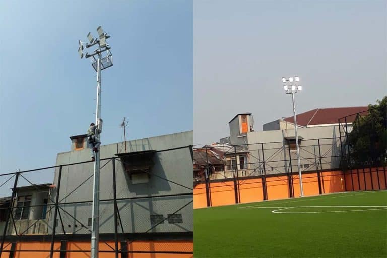 Série H meilleur projecteur extérieur pour l’éclairage des terrains de football en Indonésie
