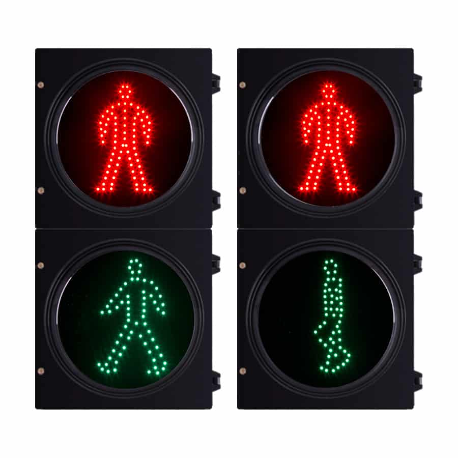 pedestrian signal heads