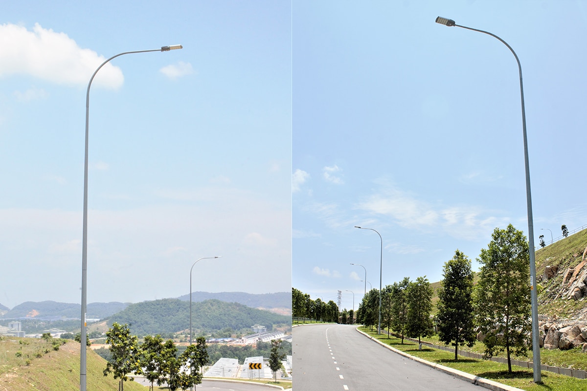 Luminaires de rue à LED de la série H chez Agri Lot en Malaisie-2