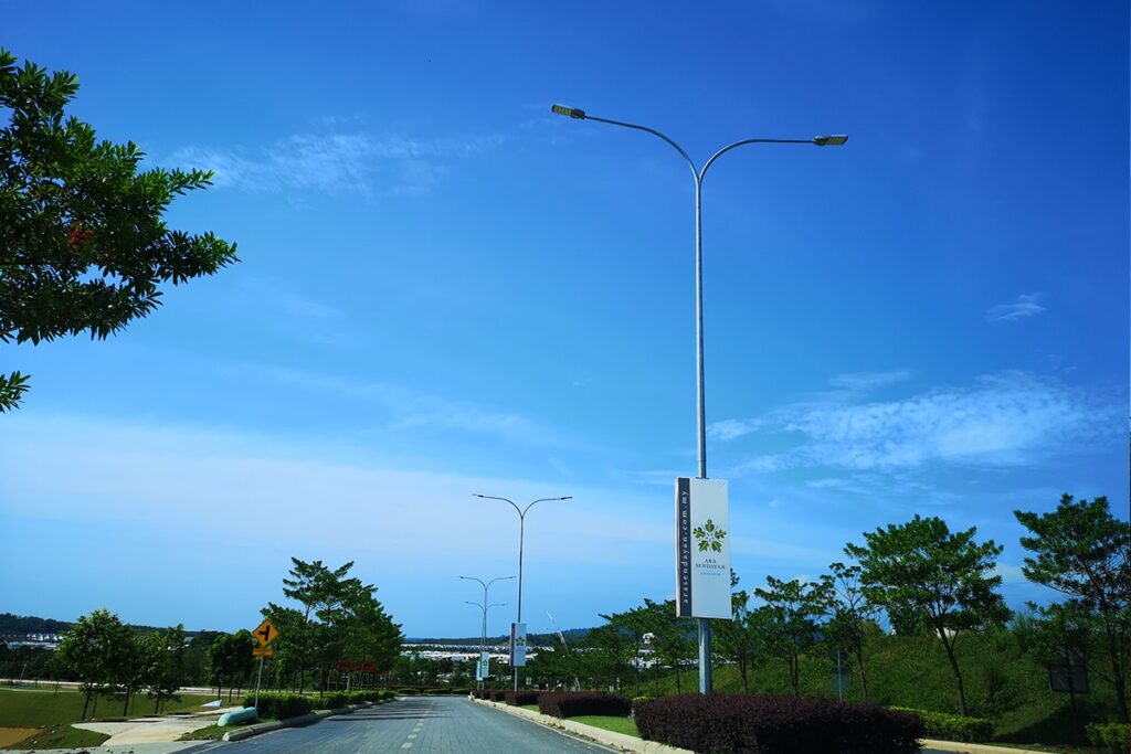 lampadaire de rue led de la série H pour les routes urbaines en Malaisie-3