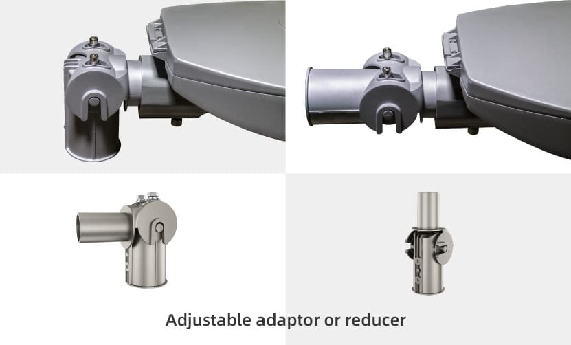 Supports d'éclairage public - Réducteur réglable