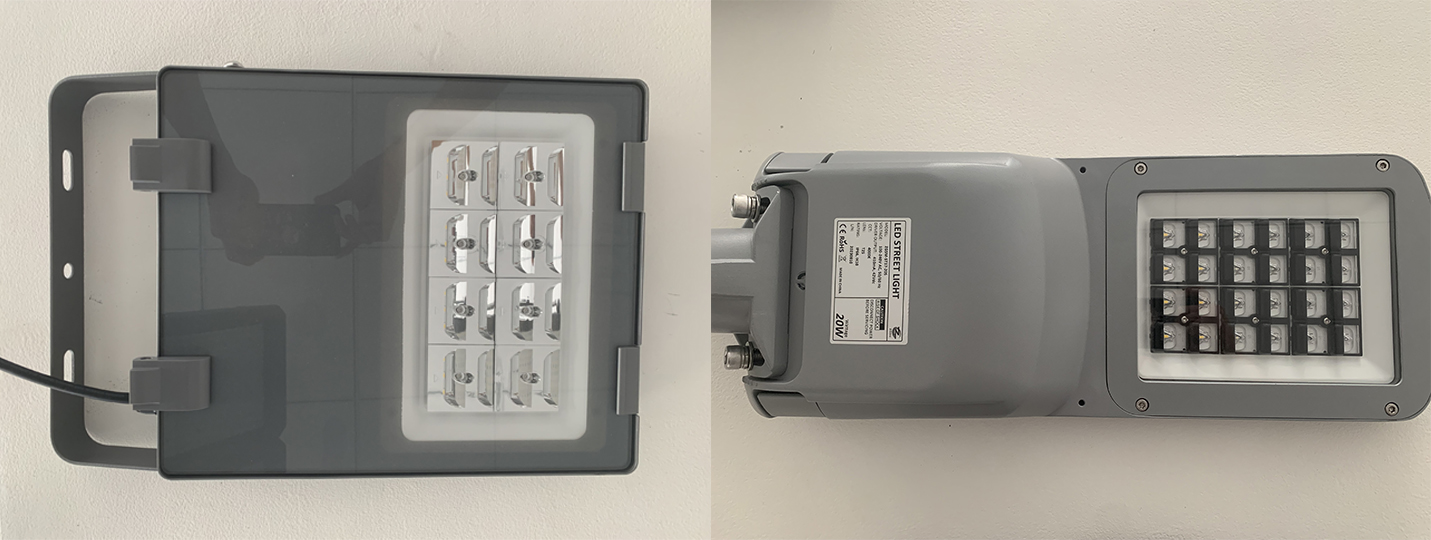 Projecteur et lampadaire avec moins de rétroéclairage