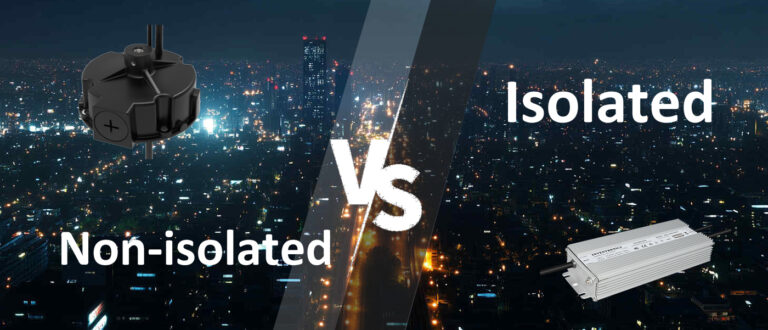 Pilote LED isolé et non isolé: quelle est la différence ?