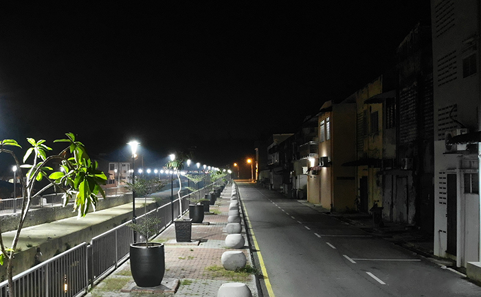 Hauteur lampadaire public dans les zones résidentielles - L