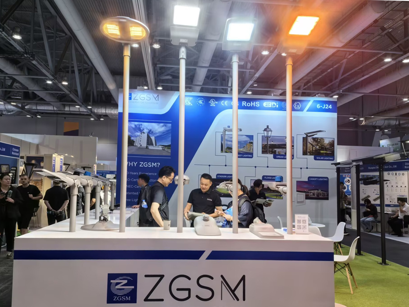Solutions d'éclairage LED ZGSM au salon HKOTL-3