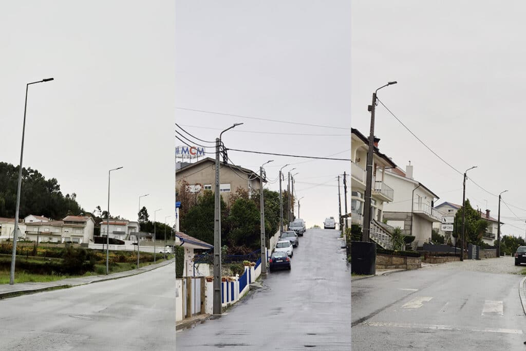 Série Falcon de lampadaires éclairage public LED pour l'éclairage des routes urbaines au Portugal-2