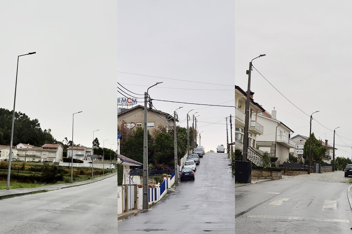 Série Falcon de lampadaires éclairage public LED pour l'éclairage des routes urbaines au Portugal-2