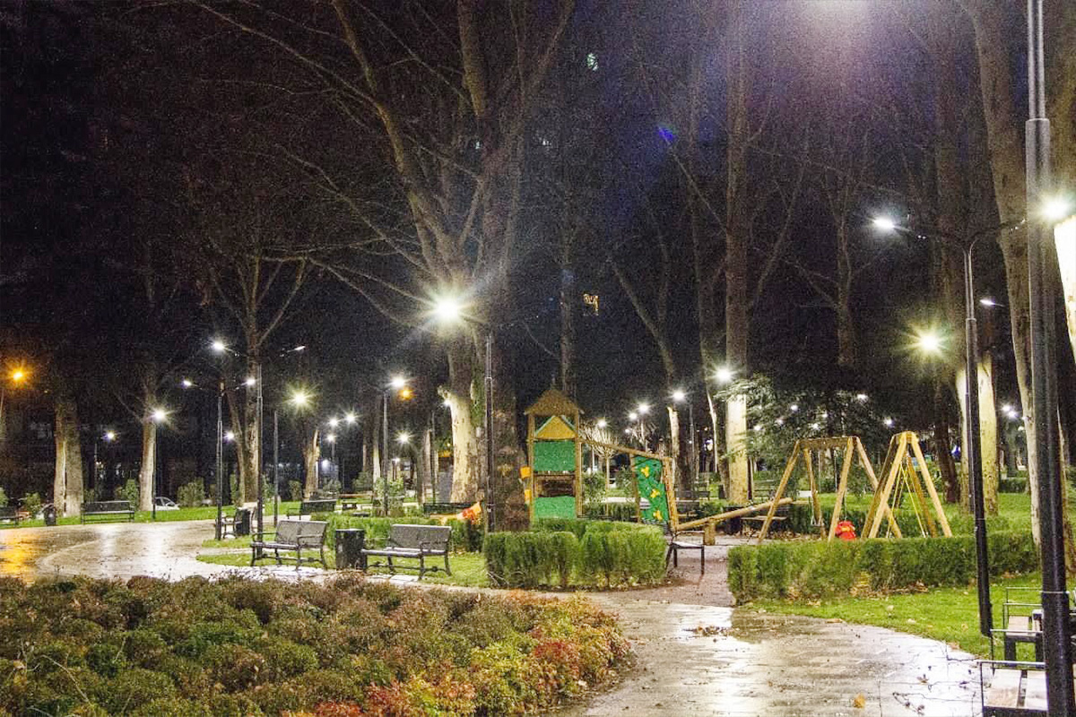 Falcon pour les éclairage publics pour les piétons en Géorgie-6