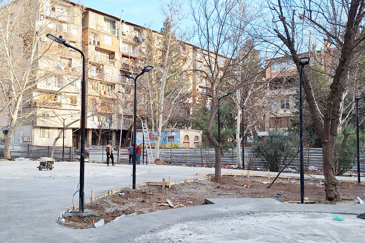 Falcon pour les éclairage publics pour les piétons en Géorgie