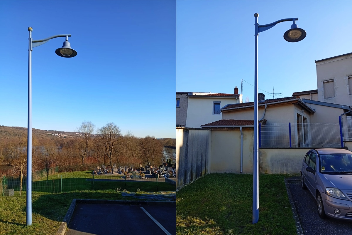 Série ZG-1058 Luminaires urbains ornemental pour la route et le parking de French