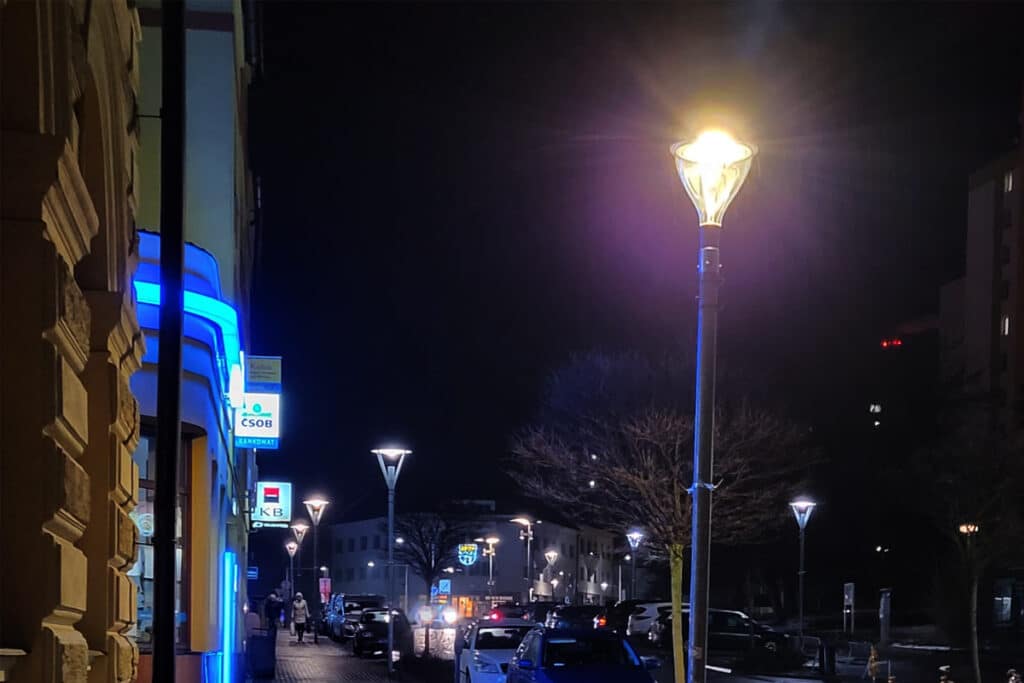 Série ZG-1088 Éclairage public rétro utilisé pour les allées piétonnes en République tchèque