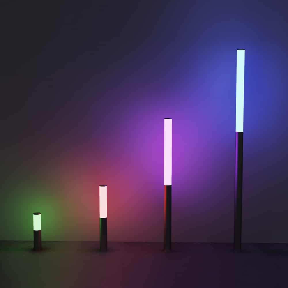 Bornes lumineuses RGB