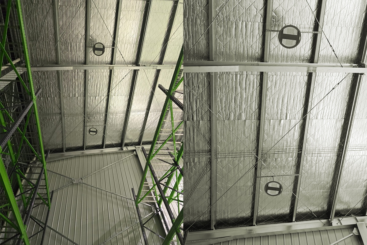 Série Halo Éclairage industriel pour entrepôts en Équateur