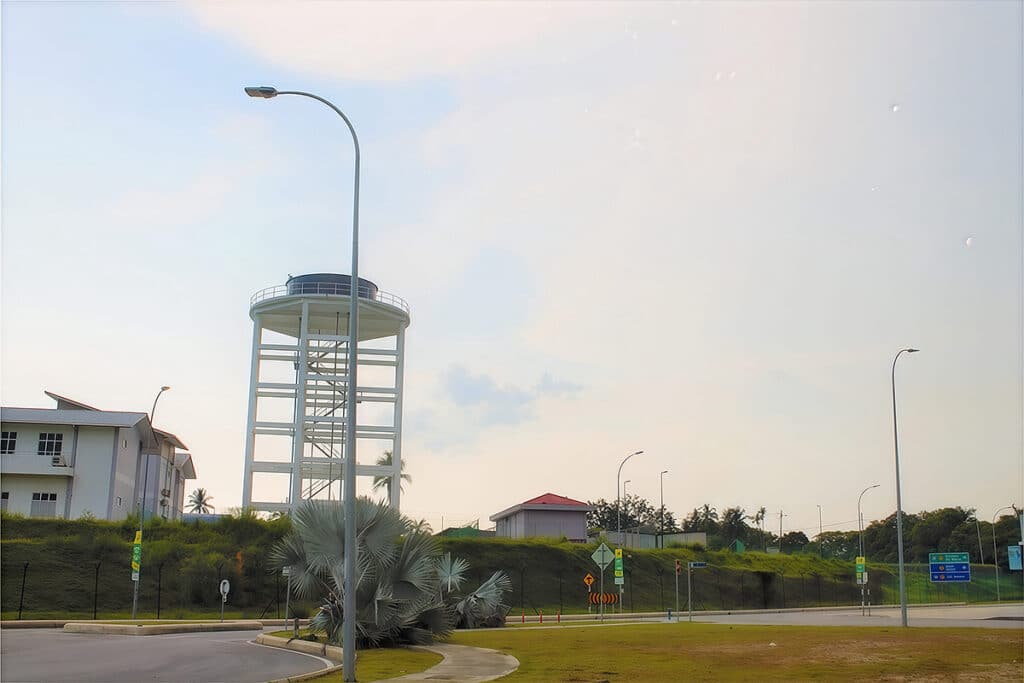 Série H Lampadaires publics LED 100 W pour zones résidentielles en Malaisie