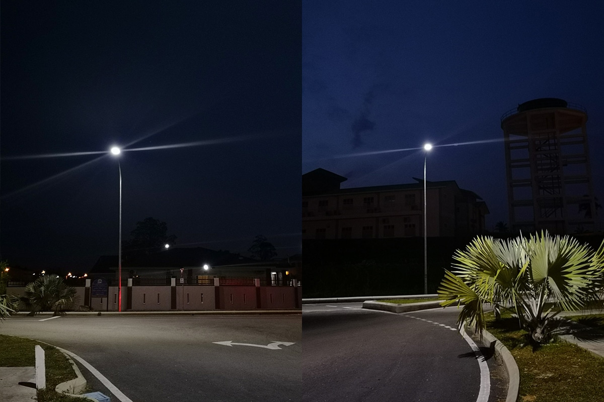 Série H Lampadaires publics LED 100 W pour zones résidentielles en Malaisie-5