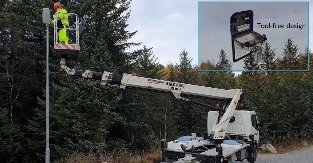 Conception sans outil pour une réparation de l'éclairage public