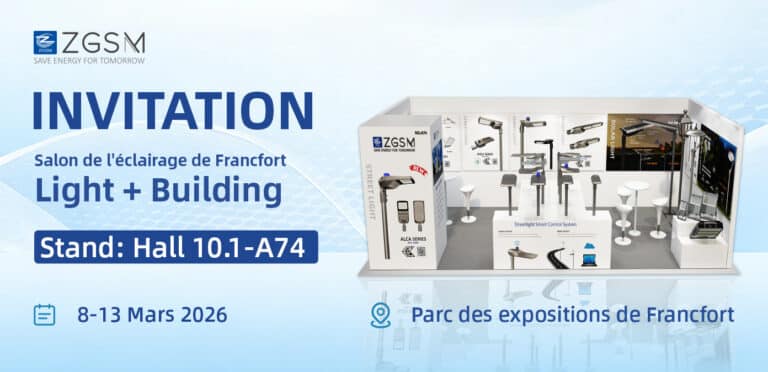 ZGSM Solutions d'éclairage public LED au salon Light + Building de Francfort 2026