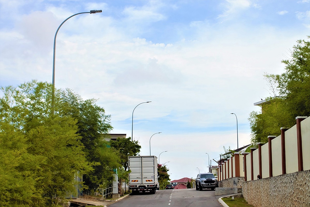 Série H Projet d'éclairage public pour un quartier résidentiel en Malaisie