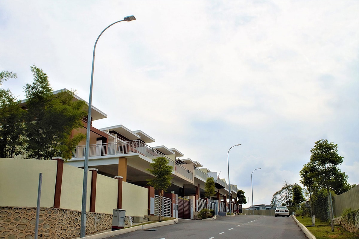 Série H Projet d'éclairage public pour un quartier résidentiel en Malaisie-2