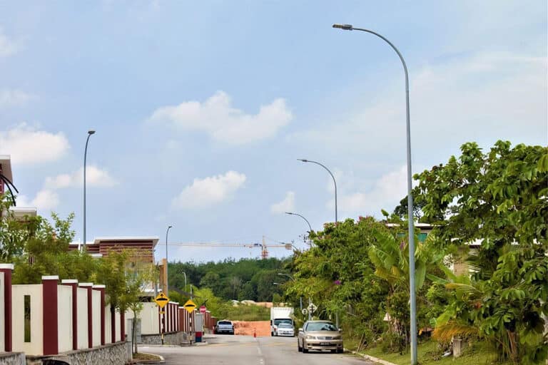 Série H Projet d'éclairage public pour un quartier résidentiel en Malaisie-3