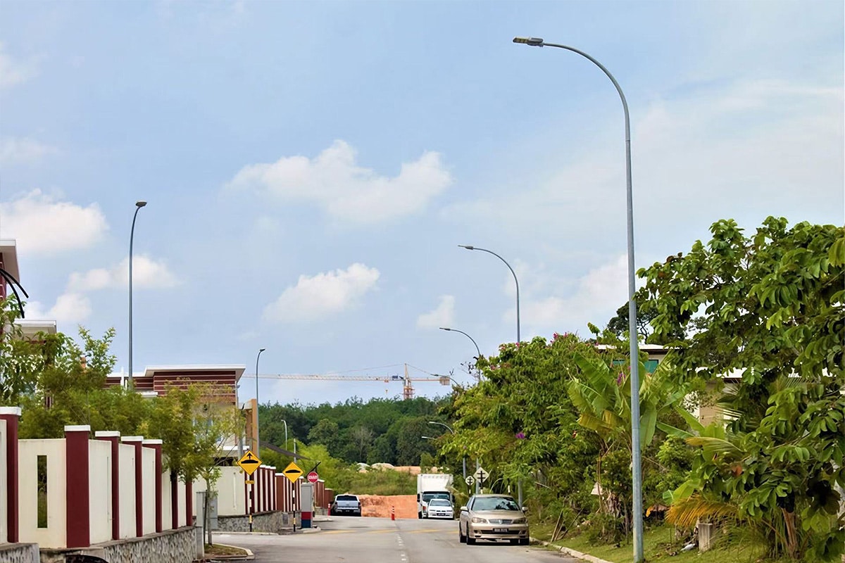 Série H Projet d'éclairage public pour un quartier résidentiel en Malaisie-3