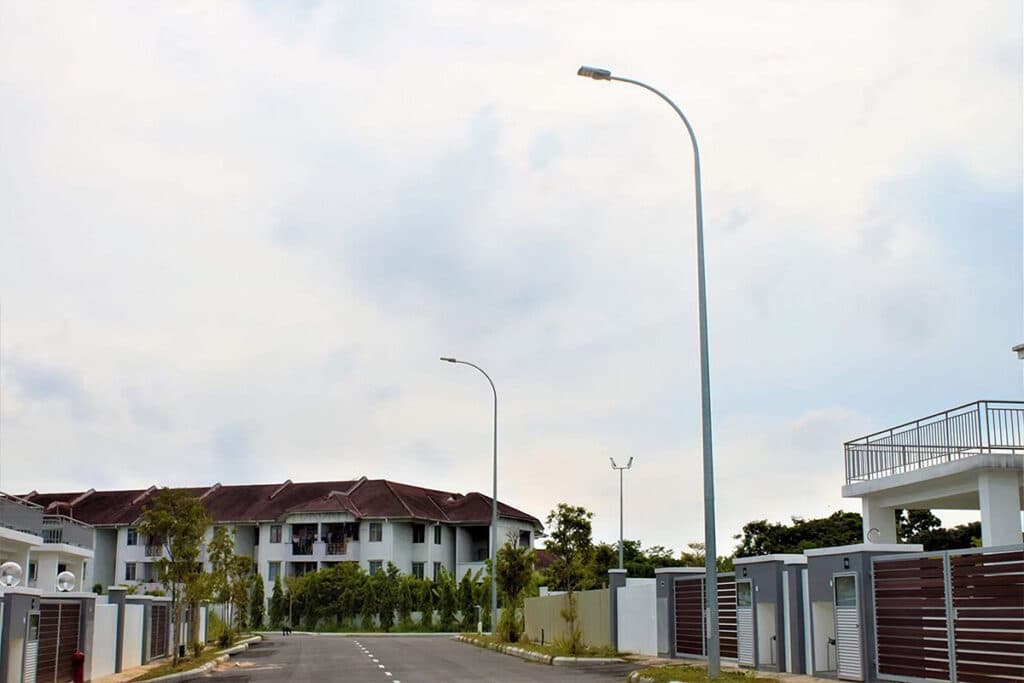 Série H Projet d'éclairage public pour un quartier résidentiel en Malaisie-4