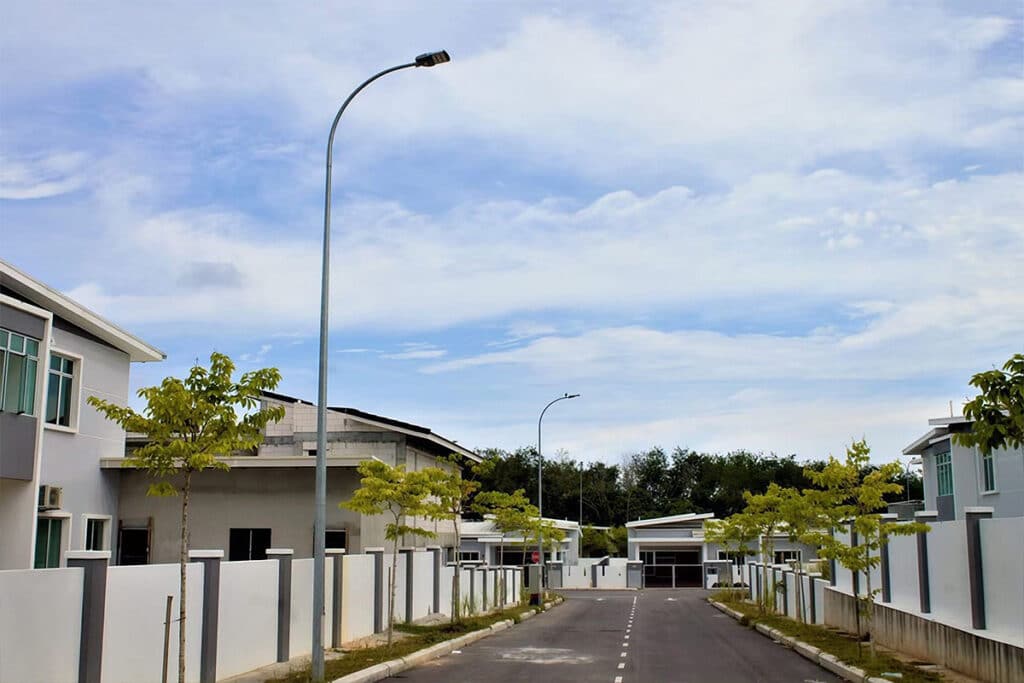 Série H Projet d'éclairage public pour un quartier résidentiel en Malaisie-5