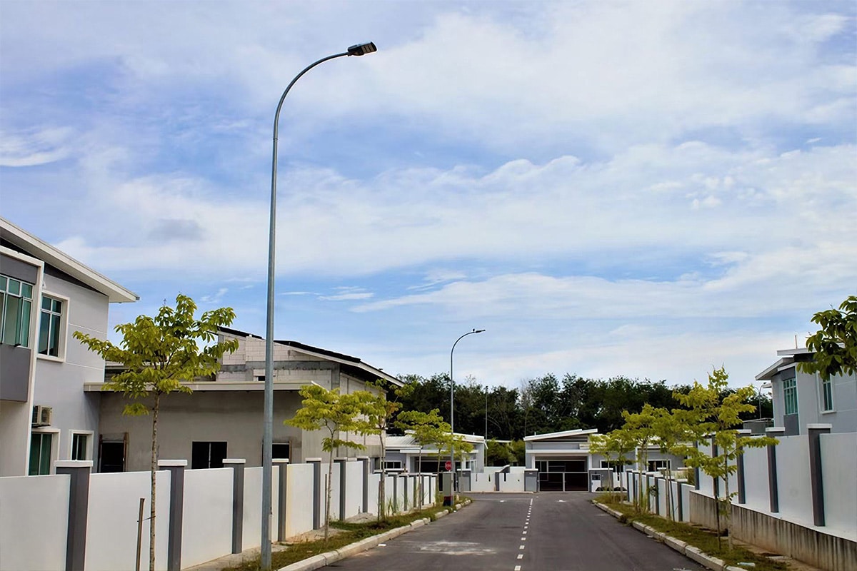 Série H Projet d'éclairage public pour un quartier résidentiel en Malaisie-5
