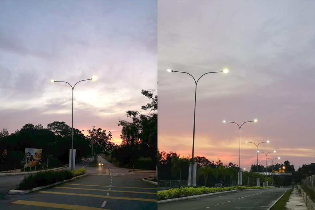 Série H Projet d'éclairage public pour un quartier résidentiel en Malaisie-8