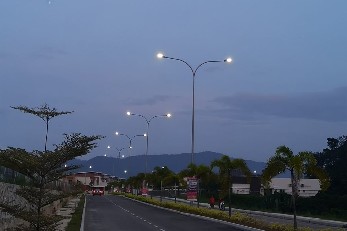 Série H Projet d'éclairage public pour un quartier résidentiel en Malaisie-9