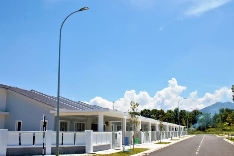 Éclairage public résidentiel à LED pour les routes communautaires en Malaisie-3