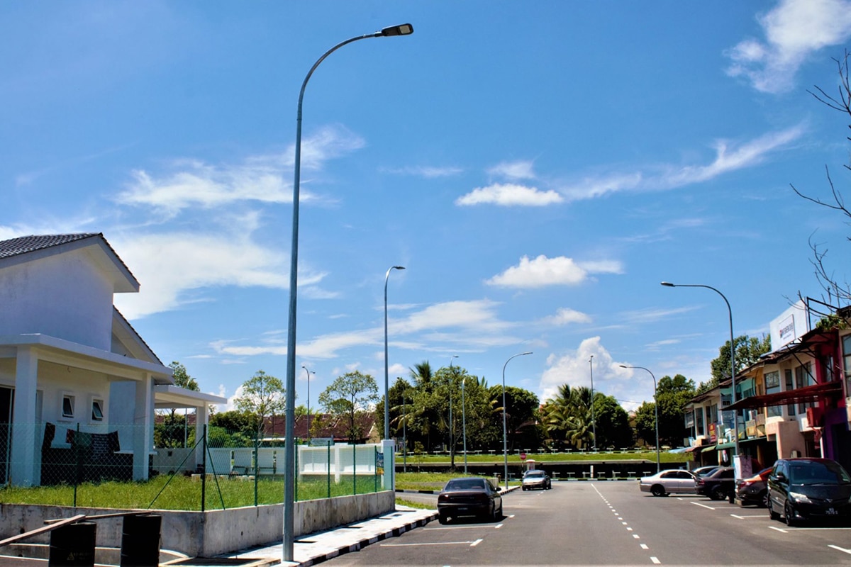 Éclairage public résidentiel à LED pour les routes communautaires en Malaisie-6