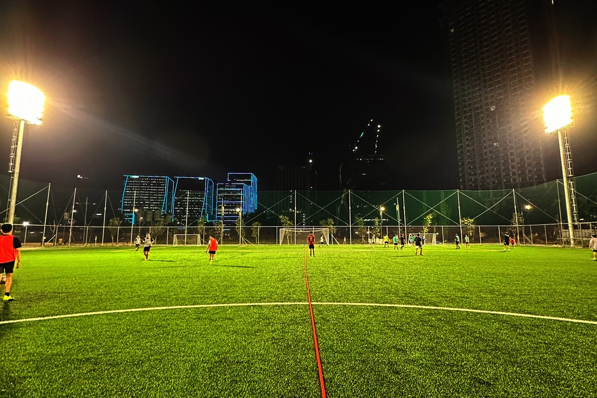 Série ZOOM Solution d'éclairage de stade de football professionnelle à Manille