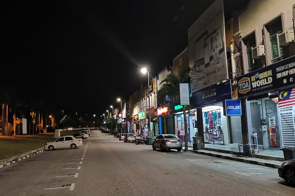 Éclairage de parking commercial de la série K à Malacca-5
