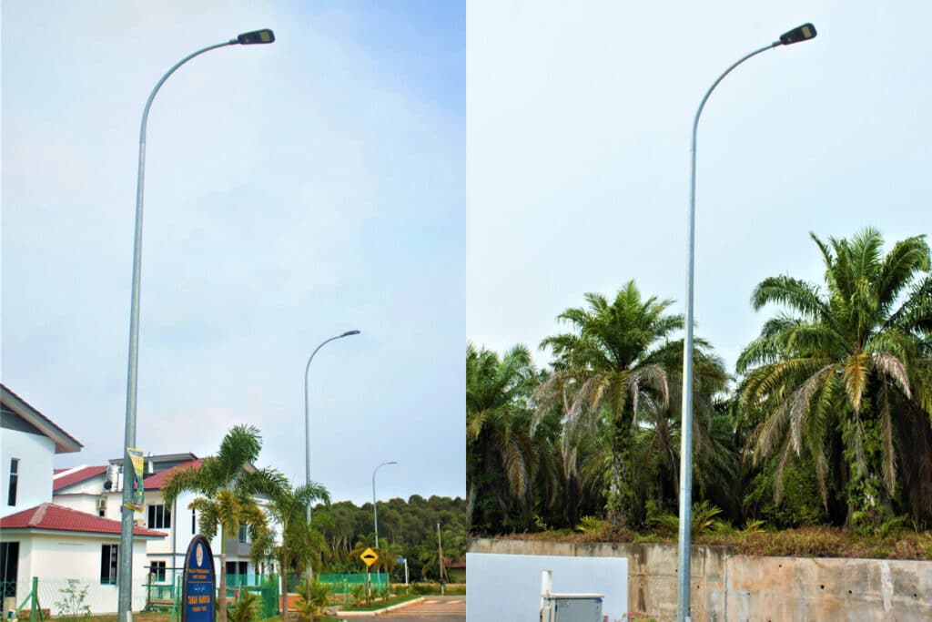 série K réverbères LED sans outils pour la modernisation de l'éclairage public