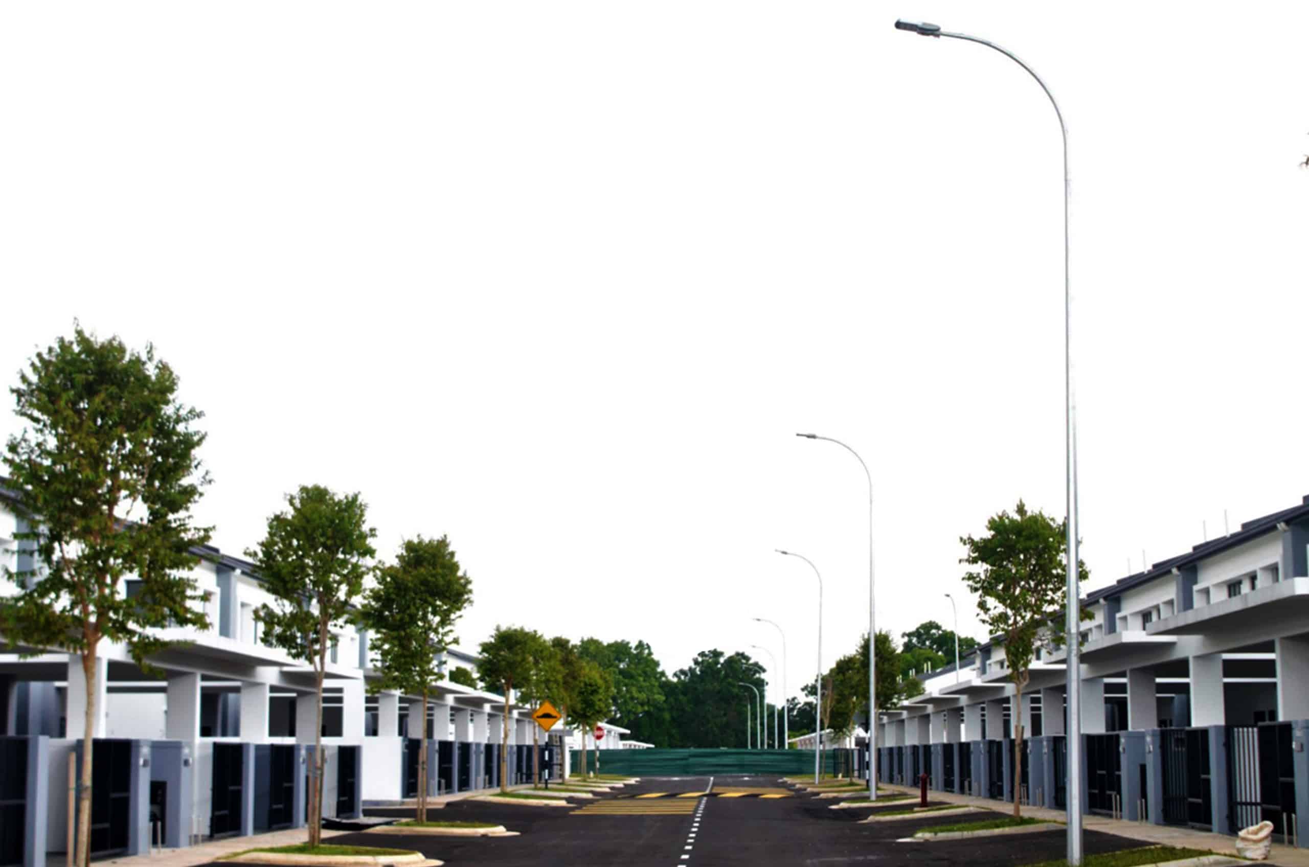 Série H Éclairage public LED modulaire pour l'éclairage des allées résidentielles